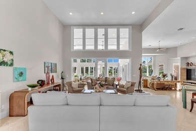 NEARLY ONE ACRE LOT! Breathtaking lakefront beauty is showcased on Frenchmans Creek Country Club in Florida - for sale on GolfHomes.com, golf home, golf lot