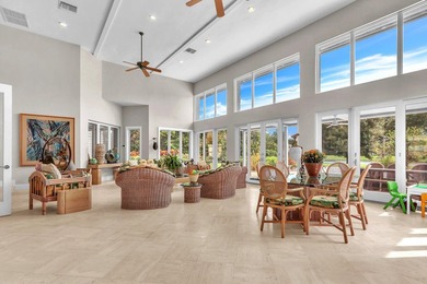 NEARLY ONE ACRE LOT! Breathtaking lakefront beauty is showcased on Frenchmans Creek Country Club in Florida - for sale on GolfHomes.com, golf home, golf lot