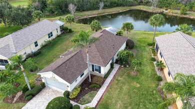 Waterfront POND lot with stunning water views! This 2-bedroom on Caloosa Greens Executive Golf Course in Florida - for sale on GolfHomes.com, golf home, golf lot
