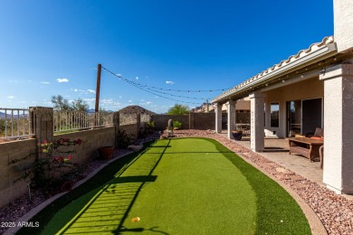 OWNED SOLAR! One of the best settings in all of Red Mountain on Red Mountain Ranch Country Club in Arizona - for sale on GolfHomes.com, golf home, golf lot