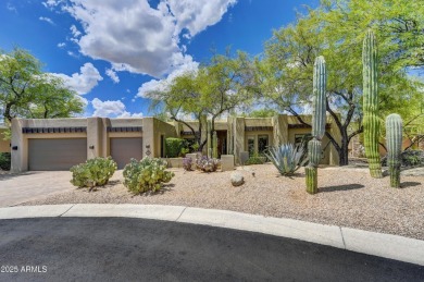 Southwest Contemporary gem, meticulously crafted by La Blonde on Troon North Golf Club  in Arizona - for sale on GolfHomes.com, golf home, golf lot