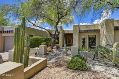 Southwest Contemporary gem, meticulously crafted by La Blonde on Troon North Golf Club  in Arizona - for sale on GolfHomes.com, golf home, golf lot