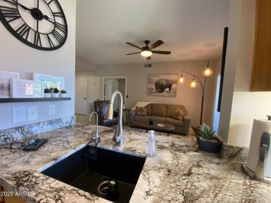 Beautifully FURNISHED ''MIRADA'' model (923 sf).  One bedroom on Sun City Grand Golf Couse and Club in Arizona - for sale on GolfHomes.com, golf home, golf lot