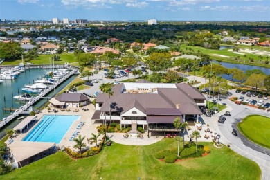Lush tropical and water views await from this 12th floor condo on Pasadena Yacht and Country Club in Florida - for sale on GolfHomes.com, golf home, golf lot