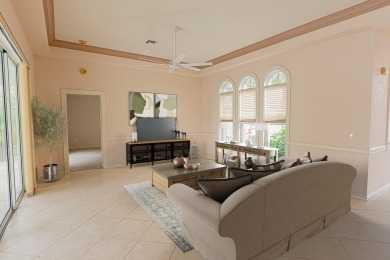 Welcome to this stunning 3/2/2 pool home nestled in sought after on St. Lucie Trail Golf Club in Florida - for sale on GolfHomes.com, golf home, golf lot