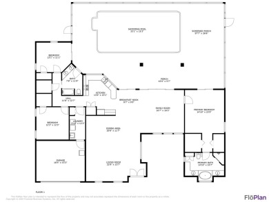 Welcome to this stunning 3/2/2 pool home nestled in sought after on St. Lucie Trail Golf Club in Florida - for sale on GolfHomes.com, golf home, golf lot