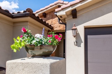 This immaculate single-level home is nestled in the highly on Entrada at Snow Canyon in Utah - for sale on GolfHomes.com, golf home, golf lot