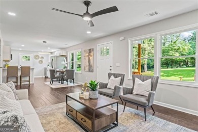 It's hard to miss this fully renovated, 4 side brick beauty on Alfred Tup Holmes Golf Course in Georgia - for sale on GolfHomes.com, golf home, golf lot