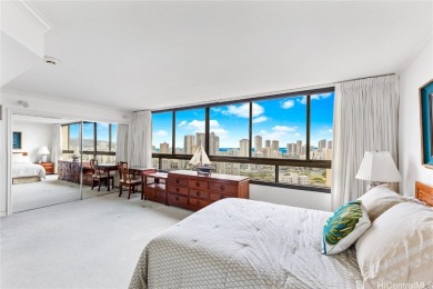 Desirable Corner End unit with breathtaking panoramic views of on Ala Wai Golf Course in Hawaii - for sale on GolfHomes.com, golf home, golf lot