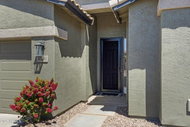 This delightful single-story residence offers 3 spacious on The Golf Club At Johnson Ranch in Arizona - for sale on GolfHomes.com, golf home, golf lot