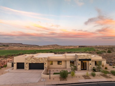 Experience refined desert living in this stunning custom home on The Ledges Golf Club in Utah - for sale on GolfHomes.com, golf home, golf lot