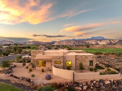 Experience refined desert living in this stunning custom home on The Ledges Golf Club in Utah - for sale on GolfHomes.com, golf home, golf lot
