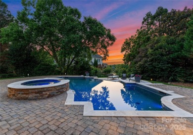 Escape to this sleek 5 bed, 4.5 bath two story contemporary home on Carmel Country Club in North Carolina - for sale on GolfHomes.com, golf home, golf lot