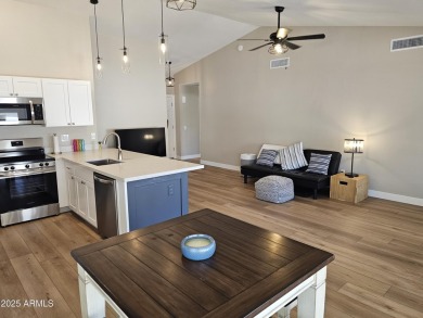 This beautifully updated single-story home is nestled on a on SunBird Golf Club in Arizona - for sale on GolfHomes.com, golf home, golf lot