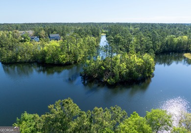 This remarkable lakefront lot spans just under one acre (0.90) on The King and Prince Golf Course, Home of the Hampton Club in Georgia - for sale on GolfHomes.com, golf home, golf lot