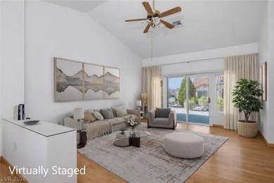 Welcome to this inviting single-story San Marino model in Sun on Highland Falls Golf Club in Nevada - for sale on GolfHomes.com, golf home, golf lot