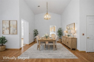 Welcome to this inviting single-story San Marino model in Sun on Highland Falls Golf Club in Nevada - for sale on GolfHomes.com, golf home, golf lot