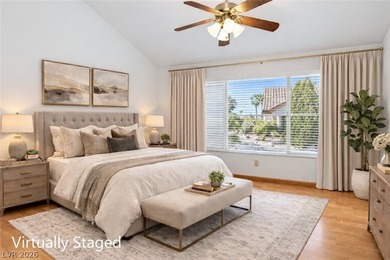 Welcome to this inviting single-story San Marino model in Sun on Highland Falls Golf Club in Nevada - for sale on GolfHomes.com, golf home, golf lot