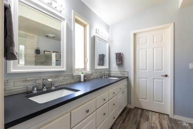 Welcome to 4023 N Bayou Lane, a serene and stylish single-level on Plantation Country Club in Idaho - for sale on GolfHomes.com, golf home, golf lot