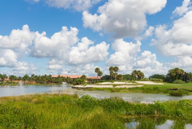 Unmatched, spectacular views of the lake and golf course await on PGA National Golf Club in Florida - for sale on GolfHomes.com, golf home, golf lot