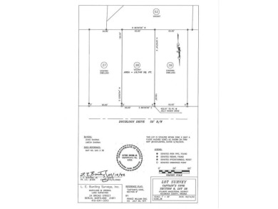 8/38  Cleared lot with water availability. Cert Letter of 3BR & on Captains Cove Golf and Yacht Club in Virginia - for sale on GolfHomes.com, golf home, golf lot