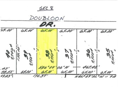 8/38  Cleared lot with water availability. Cert Letter of 3BR & on Captains Cove Golf and Yacht Club in Virginia - for sale on GolfHomes.com, golf home, golf lot