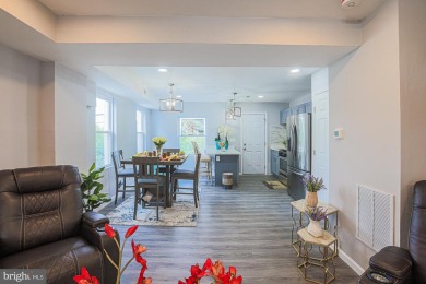 This charming end-of-row townhouse, built in 1924, seamlessly on Clifton Park Golf Course in Maryland - for sale on GolfHomes.com, golf home, golf lot
