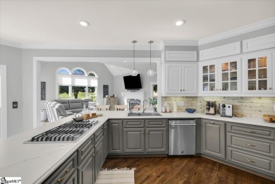 Sophisticated Entertainer's Retreat Overlooking Thornblade's on Thornblade Club in South Carolina - for sale on GolfHomes.com, golf home, golf lot