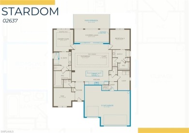 Move into Del Webb Naples Now! This Stardom features a 3-car on Panther Run Golf Club in Florida - for sale on GolfHomes.com, golf home, golf lot