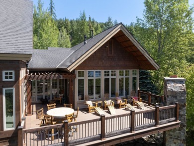 Craftsman-style Iron Horse residence perched above the 14th hole on Iron Horse Golf Club in Montana - for sale on GolfHomes.com, golf home, golf lot