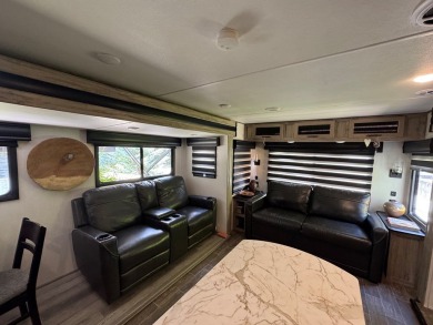 Nice corner lot with septic.  2022 one bedroom camper in on Captains Cove Golf and Yacht Club in Virginia - for sale on GolfHomes.com, golf home, golf lot