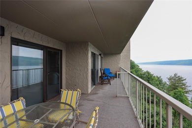 Enjoy the sunrises on the spacious balcony with million dollar on Bristol Harbour Golf Club in New York - for sale on GolfHomes.com, golf home, golf lot
