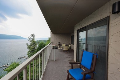 Enjoy the sunrises on the spacious balcony with million dollar on Bristol Harbour Golf Club in New York - for sale on GolfHomes.com, golf home, golf lot