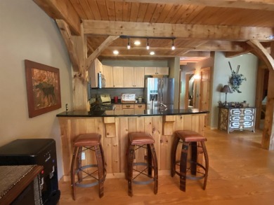 Remarkable 4 bedroom plus loft, 3 bath three-level post and beam on Mount Snow Golf Club in Vermont - for sale on GolfHomes.com, golf home, golf lot