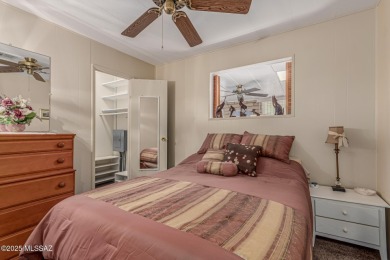 This 2 bedroom/2bath mobile home is immaculate and incredibly on Tucson Estates Golf Course in Arizona - for sale on GolfHomes.com, golf home, golf lot