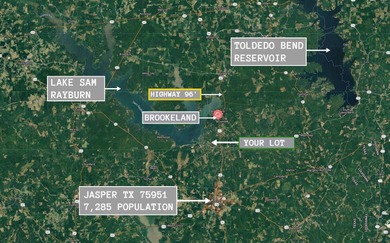 1/4 acre lot in Rayburn Country! Located just a golf cart ride on Rayburn Country Club in Texas - for sale on GolfHomes.com, golf home, golf lot