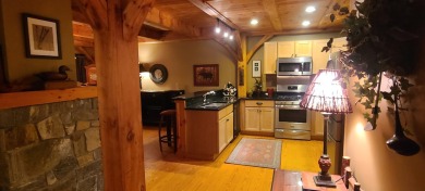 Remarkable 4 bedroom plus loft, 3 bath three-level post and beam on Mount Snow Golf Club in Vermont - for sale on GolfHomes.com, golf home, golf lot