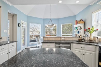 Step inside this updated custom home to the warmth and flow of on Trophy Club of Dallas in Texas - for sale on GolfHomes.com, golf home, golf lot