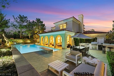 Experience elevated living in this exceptional estate located on Southern Highlands Golf Club in Nevada - for sale on GolfHomes.com, golf home, golf lot