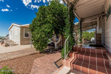 This 2 bedroom/2bath mobile home is immaculate and incredibly on Tucson Estates Golf Course in Arizona - for sale on GolfHomes.com, golf home, golf lot