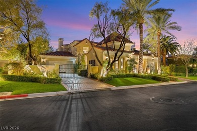 Experience elevated living in this exceptional estate located on Southern Highlands Golf Club in Nevada - for sale on GolfHomes.com, golf home, golf lot