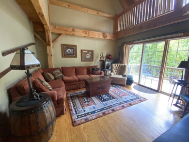 Remarkable 4 bedroom plus loft, 3 bath three-level post and beam on Mount Snow Golf Club in Vermont - for sale on GolfHomes.com, golf home, golf lot