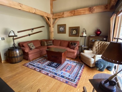 Remarkable 4 bedroom plus loft, 3 bath three-level post and beam on Mount Snow Golf Club in Vermont - for sale on GolfHomes.com, golf home, golf lot