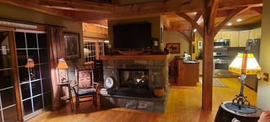 Remarkable 4 bedroom plus loft, 3 bath three-level post and beam on Mount Snow Golf Club in Vermont - for sale on GolfHomes.com, golf home, golf lot