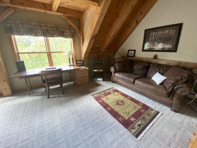 Remarkable 4 bedroom plus loft, 3 bath three-level post and beam on Mount Snow Golf Club in Vermont - for sale on GolfHomes.com, golf home, golf lot