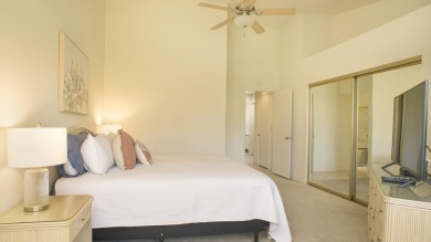 Nestled in the highly sought-after gated community of Palm on Palm Desert Resort Country Club in California - for sale on GolfHomes.com, golf home, golf lot