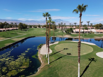 Nestled in the highly sought-after gated community of Palm on Palm Desert Resort Country Club in California - for sale on GolfHomes.com, golf home, golf lot