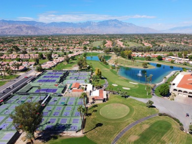Nestled in the highly sought-after gated community of Palm on Palm Desert Resort Country Club in California - for sale on GolfHomes.com, golf home, golf lot