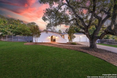 In the charming town of Hollywood Park sits 608 El Portal, a on The Club at Sonterra in Texas - for sale on GolfHomes.com, golf home, golf lot