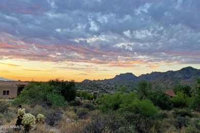 Stunning scenery awaits from this custom homesite located in the on Troon Country Club in Arizona - for sale on GolfHomes.com, golf home, golf lot